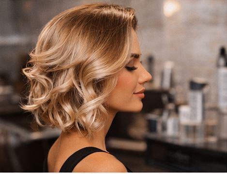Resultado de escova e cabelo finalizado